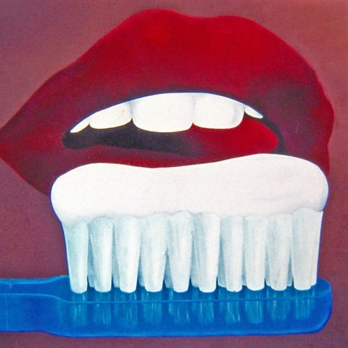 COLGATE Olieverf 120x120cm- Frans van Veen 1972