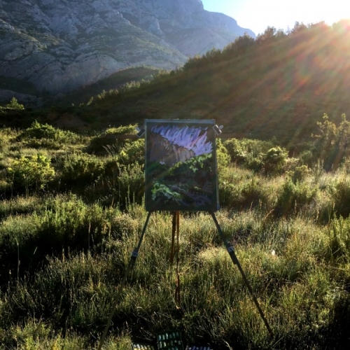 Drawing on the Montagne Sainte Victoire (F)
Frans van Veen 2019