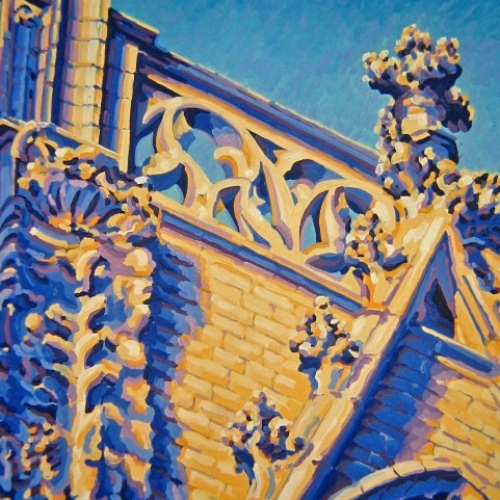 ODE TO KARL BLOSFELDT  Oli/Canvas 190x120cm Frans van Veen --Sold