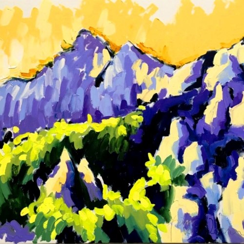 JEAN PLANQUE - Olieverf, 100x120cm, Frans van Veen 2020