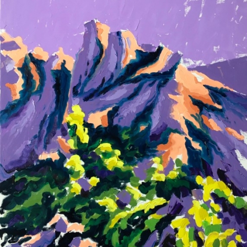 LE CASQUE- Olieverf, 100x130cm, Frans van Veen 2020