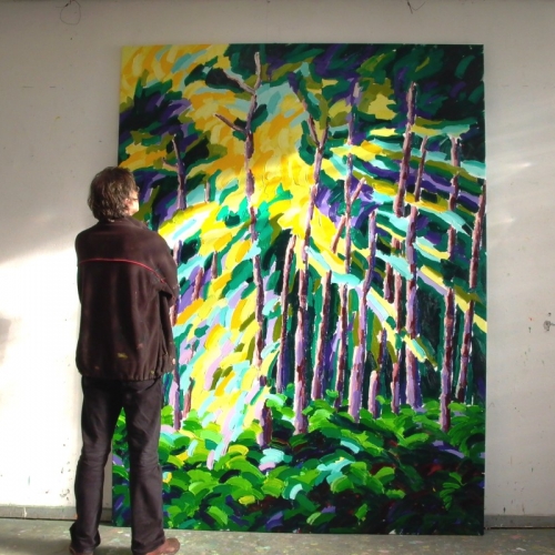 JULIANA - Olieverf, 280x200cm, Frans van Veen - Verkocht