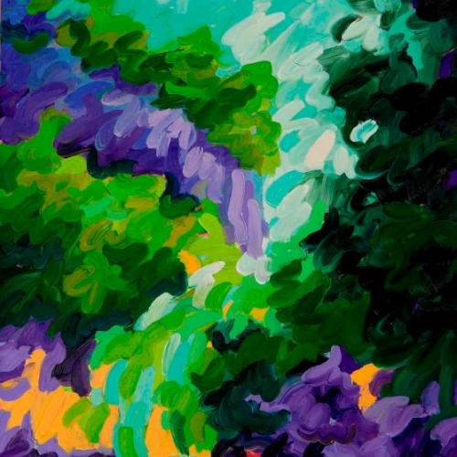 De Ouveze - Olieverf, 140x100cm, Frans van Veen 2017 