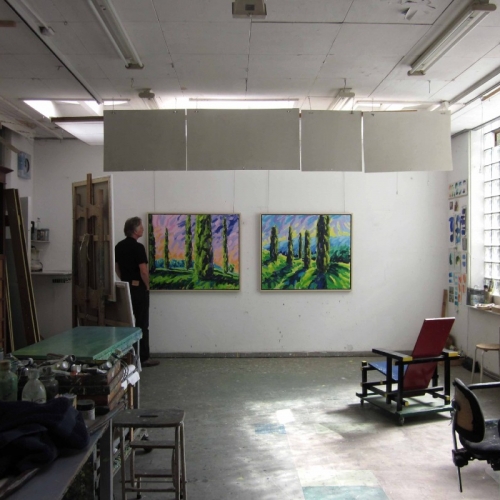 CIPRESSEN DIPTYCH- Oil/Canvas  2times: 100x120cm