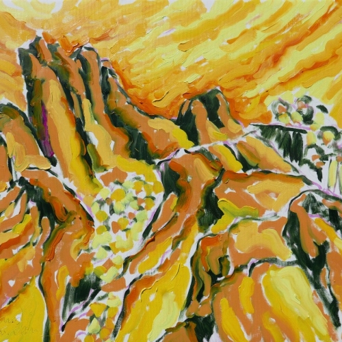 LES ALPILLES  Oil/Canvas  100x120cm  Frans vanVeen 2020