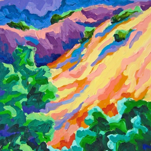 VALSAMONERO Oil/Canvas 100x70cm  Frans van Veen 2006