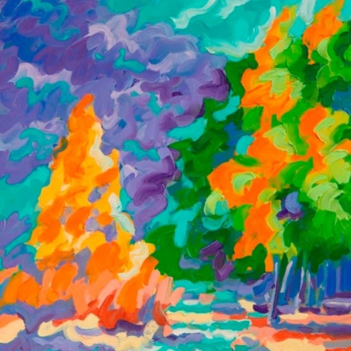 Toulourenc - Olieverf, 140x100cm, Frans van Veen 2017