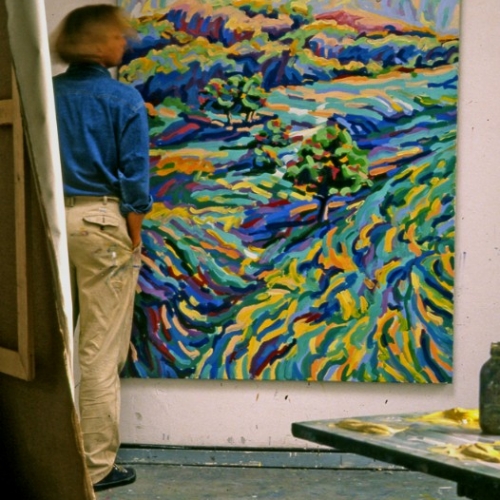 COL DE FANTAUBE  Oil/Canvas  190x140cm -Frans van Veen 1991 -- Sold