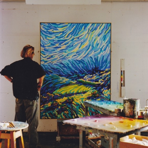 VACHERES  Oil/Canvas  190x140cm  -Frans van Veen 1993  -- Sold